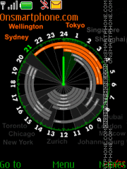 Скриншот темы Nokia Clock Theme