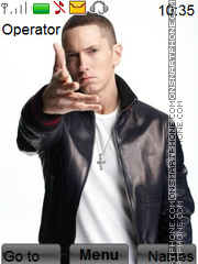 Скриншот темы Eminem Black