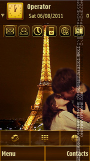 Love in Paris Theme-Screenshot