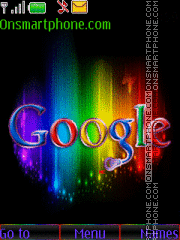 Colorful Google theme screenshot