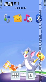 Скриншот темы Tom And Jerry Friends