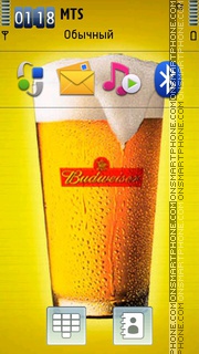 Скриншот темы Budweiser 08