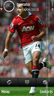 Javier hernandez Theme-Screenshot