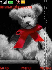 Teddy Bear Ribbon tema screenshot