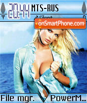 Victoria Silvstedt 01 tema screenshot