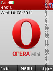 Opera Mini 02 es el tema de pantalla