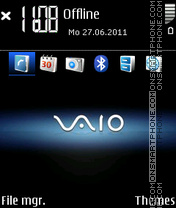Capture d'écran Sony Vaio 04 thème