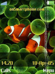 Capture d'écran Clownfish thème