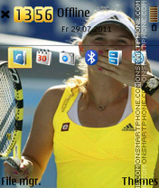 Скриншот темы Caroline Wozniacki