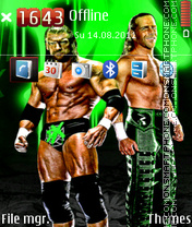 Wwe Dx es el tema de pantalla