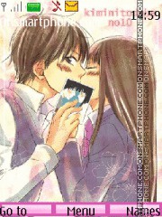 Скриншот темы Kimi ni Todoke