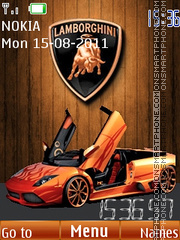 Скриншот темы Lamborghini 11