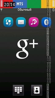 Google Plus Theme-Screenshot
