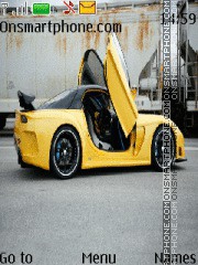 Скриншот темы Mazda RX - 7 Veli Side By Space 95