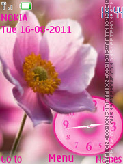 Capture d'écran Soft Flower thème