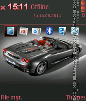 Ferrari F430 09 theme screenshot