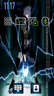 Kakashi Chidori theme screenshot