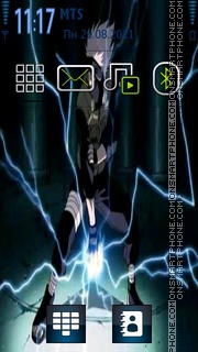 Kakashi Chidori es el tema de pantalla