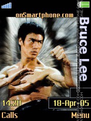 Скриншот темы Bruce Lee