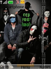 Hollywood Undead tema screenshot