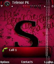 Letter S theme screenshot