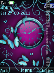 Butterflies tema screenshot