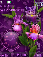 Irises theme screenshot