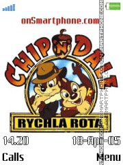 Chip a Dale es el tema de pantalla