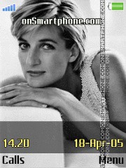 Lady Diana tema screenshot