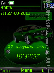 Green Auto 3D By ROMB39 es el tema de pantalla