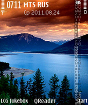Capture d'écran Lake thème