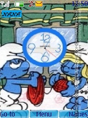 Smurfs 2011 CLK theme screenshot