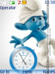 Smurfs 2011 CLK 2 theme screenshot