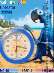 Rio Clock 2011 theme screenshot