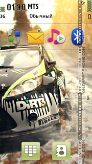 Dirt3 theme screenshot