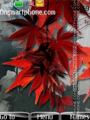 Beautiful Leaves es el tema de pantalla
