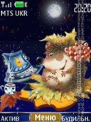 Capture d'écran Hedgehog anim thème