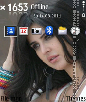 Katrina Kaif 23 theme screenshot