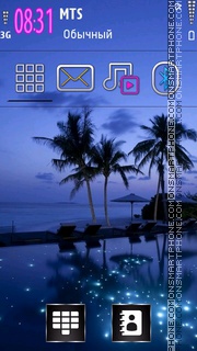 Awesome Night tema screenshot