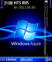 Azure es el tema de pantalla