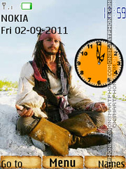 Captain Jack Sparrow 02 es el tema de pantalla