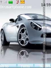 Alfa Romeo 8C Spyder 01 es el tema de pantalla