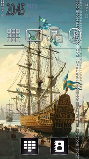 Dream Ship theme screenshot