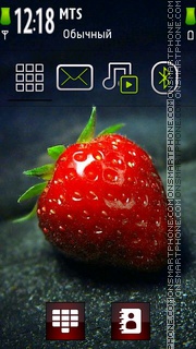 Скриншот темы Strawberry 10