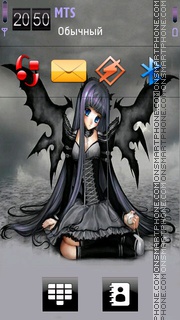 Goth Angel 01 tema screenshot