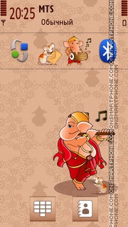 Lord Ganesha V2 theme screenshot