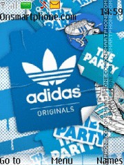 Adidas Originals theme screenshot