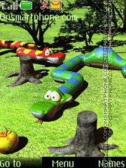 Snake Game es el tema de pantalla