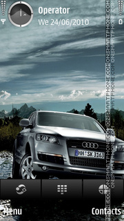 Audi q7 es el tema de pantalla