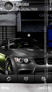 Bmw sport es el tema de pantalla